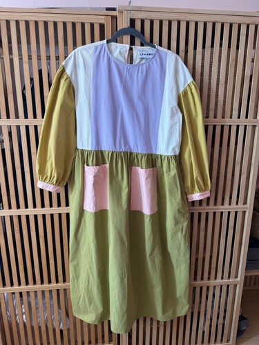 Markey cotton poplin dress - lf,