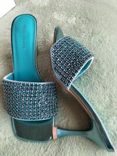 Blue Turquoise slip on with