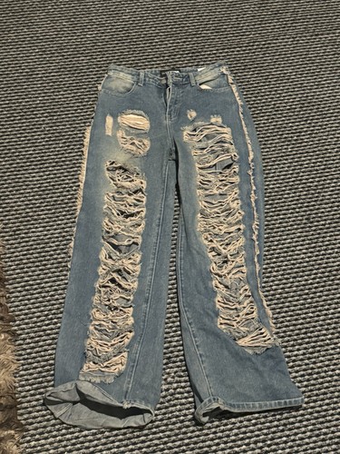 Ripped jeans light blue - jeans,