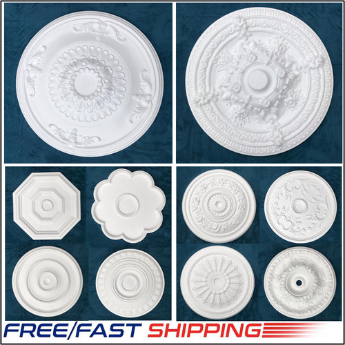 Ceiling rose polystyrene - rose,