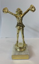 Cheerleading Trophy On Marble