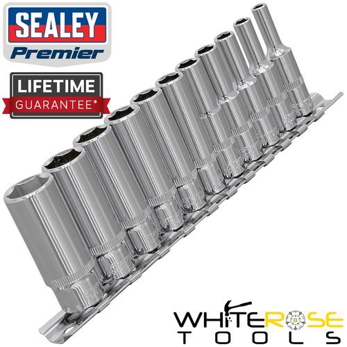 Sealey socket set premier 11pc - set,