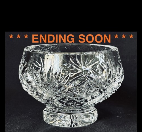 Rose bowl cut - rose, crystal