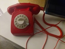 Retro Style Red Telephone
