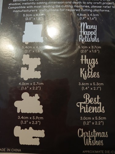 Mixed die set assorted - mixed,