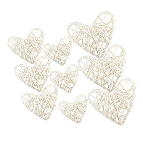 9pcs natural heart shaped - heart,