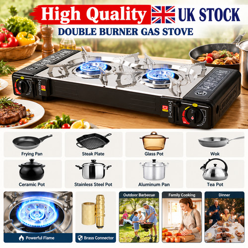 Portable butane double twin - portable,