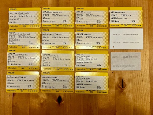Metrolink tram tickets - tram,