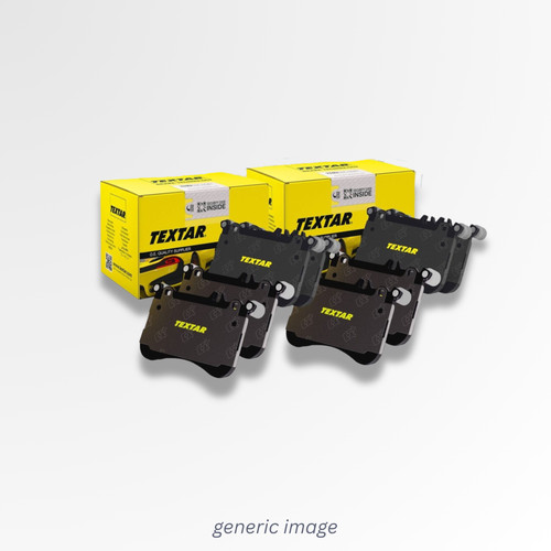 Textar front rear pads - front,
