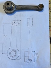 Connecting rod for motorcycle