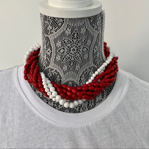 Vintage ethnic wooden beaded - vintage,