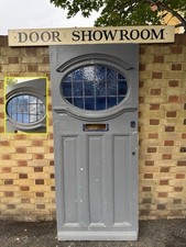 Reclaimed Old Victorian Edwardian Wooden Panel Front Door 1930 x 835 Or 833mm