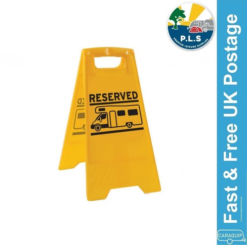 Reserved sign board - board, pitch