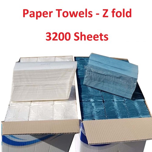 White blue paper towels fold - z,