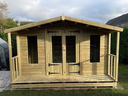Garden shed summer house - garden,