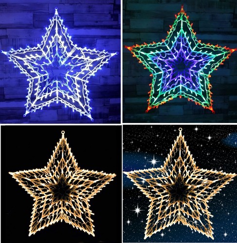 New christmas star lights - christmas,