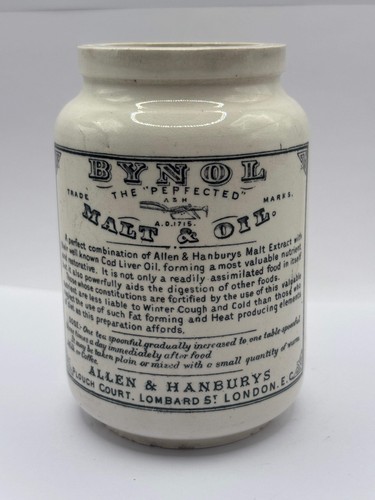 Old advertising jar bynol - jar,,