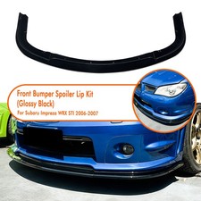 Gloss Black Front Spoiler Lip