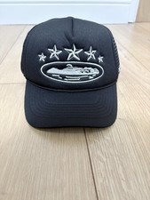 Corteiz Black Trucker Cap