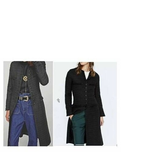 Zara black tweed - zara, military