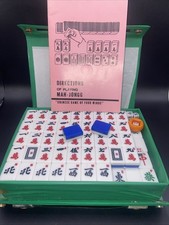 Vintage Mah Jong Set In Carry