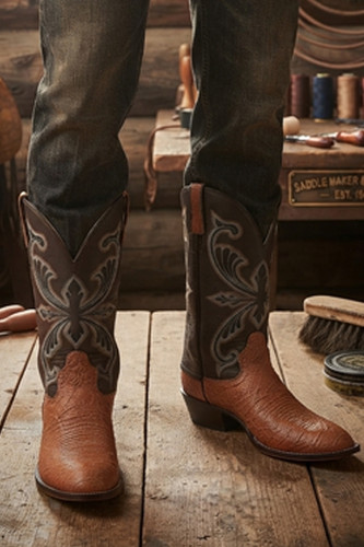Hondo boots 9604 - hondo, walnut