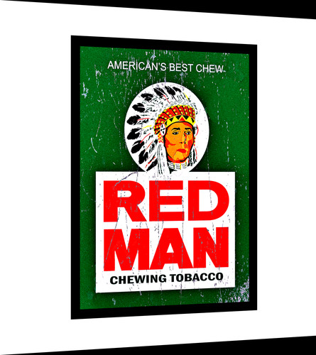 Red man chew - man,