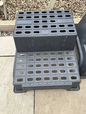 Large Heavy Duty Milenco MGI Double Plastic Caravan / Motorhome Step