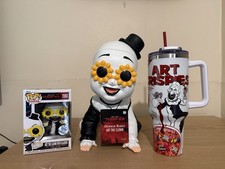 Spirit Halloween Art the Clown Terrifier 14" Horror Baby plus extras. 