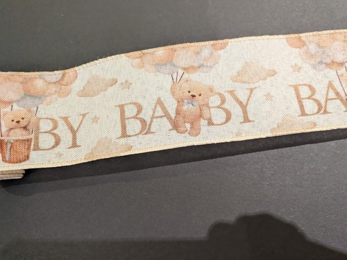 Baby wired ribbon - baby,