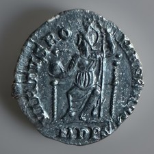 Constantius Silver Siliqua Roman Coin.superb Example