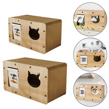 Large cat house - cat,