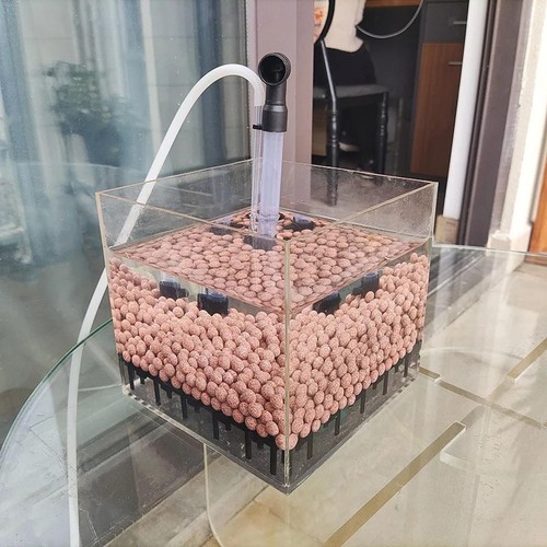 Acrylic undergravel filter box - filter,