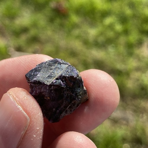 Small blue john - small, fluorite