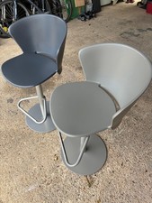 2 Calligaris Bahia Swivel Adjustable Height Bar Stool – Modern Italian Design