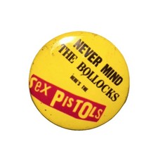 Sex Pistols Punk Rock Pin Badge Band Never Mind the Bollocks Music Pinback 25mm