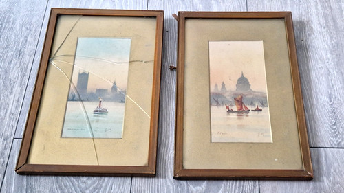 Antique victorian paintings - victorian,