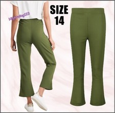 TU Size 14 Khaki Green Cropped