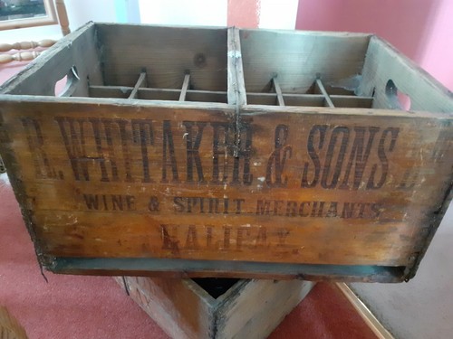 Whitakers vintage beer - whitakers, crate