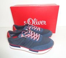 s.Oliver New Ladies Navy Fashion Casual Womens RRP £80 Trainers Shoes UK Size 4