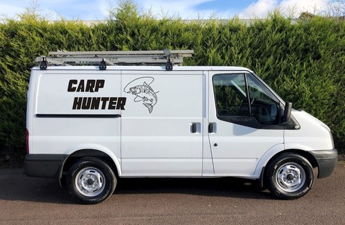 Carp fishing car van decal - carp, car/van