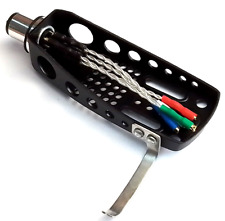 SME Style Litz 5N Silver Wired Black Headshell For SME 3009 Tonearms