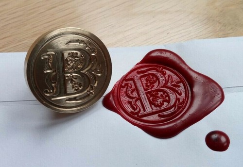 Letter wax seal - b,