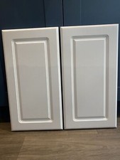 PAIR OF KITCHEN DOORS-  WHITE