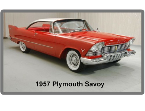 1957 plymouth savoy auto car - 1957,