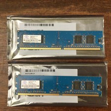 2x Nanya 256MB DDR2-533Mhz SIMM Memory RAM PC4200U-444-12-C1 NT256T64UH4A0FY-37B