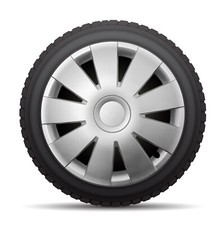 Set of 15" Wheel Trims, Hub