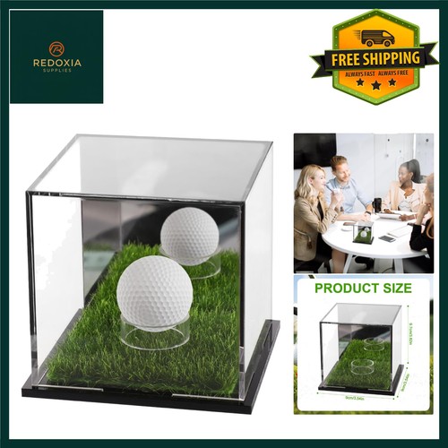 Acrylic golf ball display case - golf,