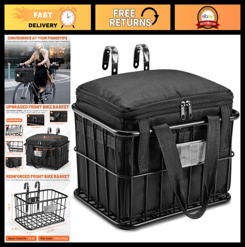 Large heavy duty bike basket - heavy,