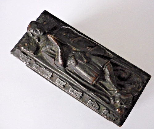 Antique bronze sarcophagus - antique,